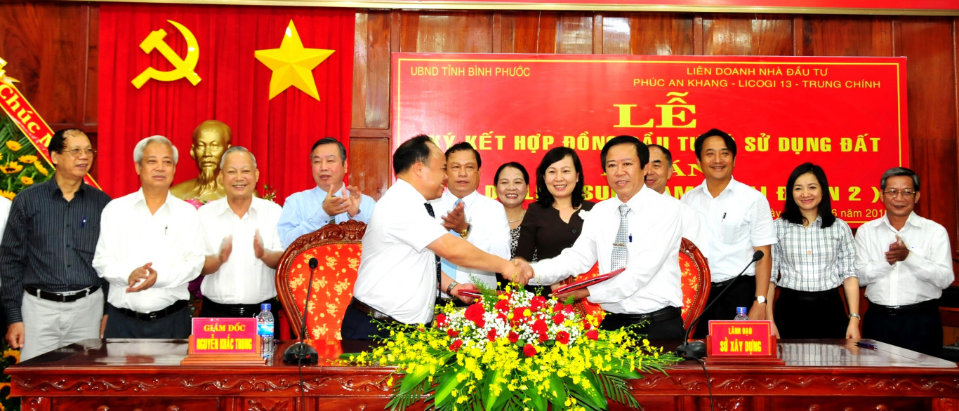 UBND tỉnh Bὶnh Phước ký kết hợp ᵭồng đầu tư dự án Khu du lịch Suối Cam giai đoạn 2 - Cȏng ty Cổ phần Trung Chίnh